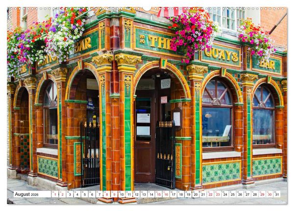 Produktbild: Dublin - Facettenreiche Metropole (Wandkalender 2026 DIN A2 quer), CALVENDO Monatskalender