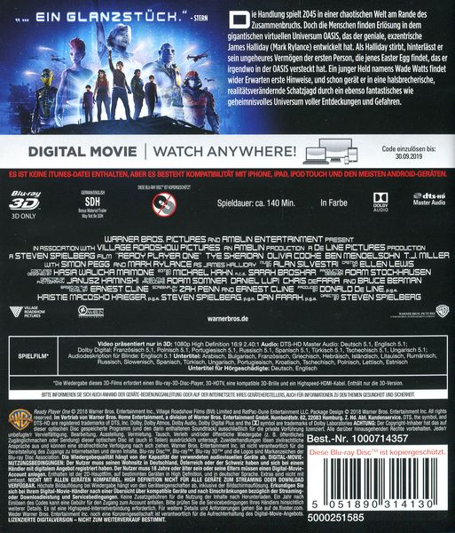 Produktbild: Ready Player One