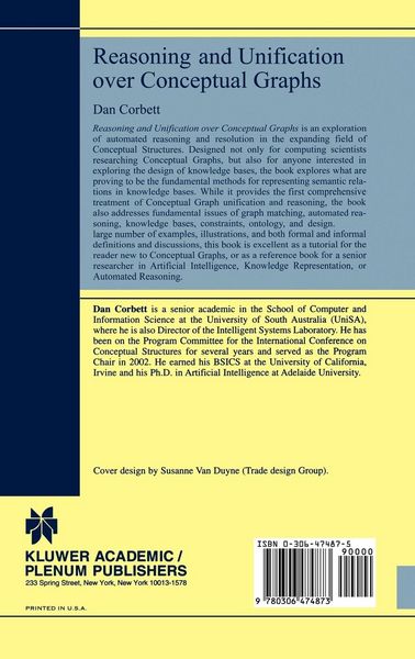 Produktbild: Reasoning and Unification over Conceptual Graphs