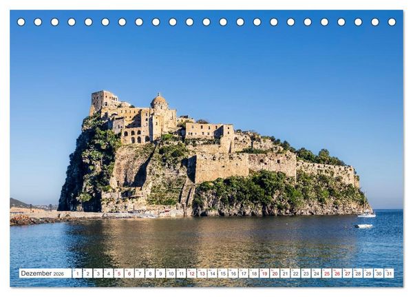 Produktbild: Italien - Inselparadiese von Capri bis Alicudi (Tischkalender 2026 DIN A5 quer), CALVENDO Monatskalender