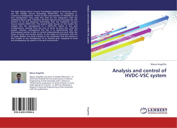 Produktbild: Analysis and control of HVDC-VSC system