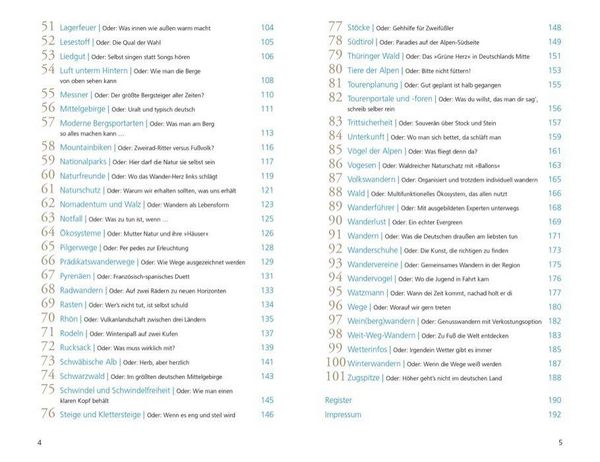 Produktbild: 101 Dinge, die ein Wanderer wissen muss