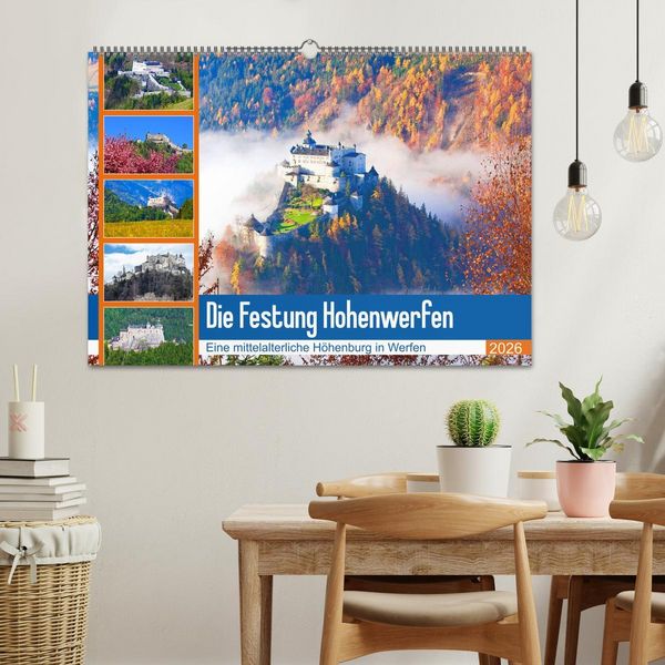 Produktbild: Die Festung Hohenwerfen (Wandkalender 2026 DIN A2 quer), CALVENDO Monatskalender