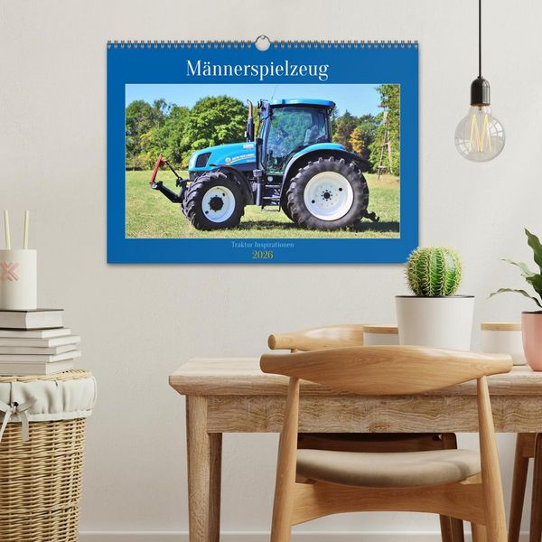 Produktbild: M&auml;nnerspielzeug Traktor Inspirationen (Wandkalender 2026 DIN A3 quer), CALVENDO Monatskalender