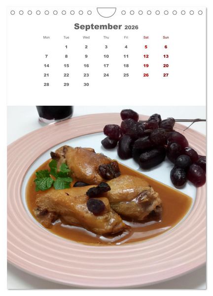 Produktbild: Culinary Creations (Wall Calendar 2026 DIN A4 portrait), CALVENDO 12 Month Wall Calendar