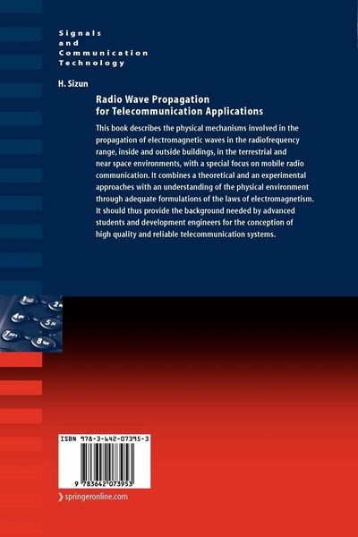 Produktbild: Radio Wave Propagation for Telecommunication Applications