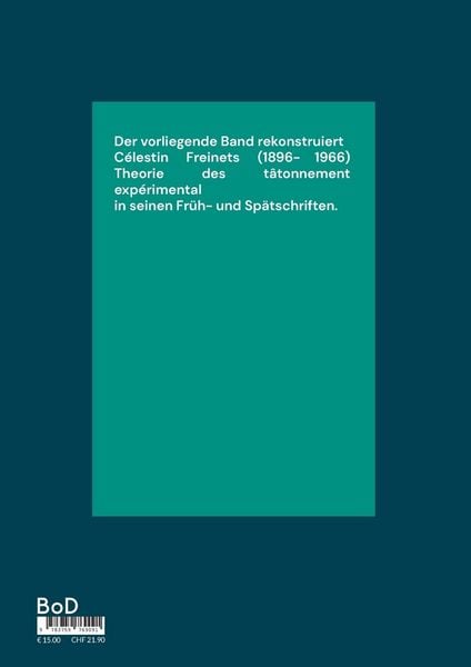 Produktbild: Der Begriff des t&acirc;tonnement exp&eacute;rimental im Werk C&eacute;lestin Freinets