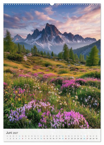 Produktbild: Alpenzauber (hochwertiger Premium Wandkalender 2027 DIN A2 hoch), Kunstdruck in Hochglanz
