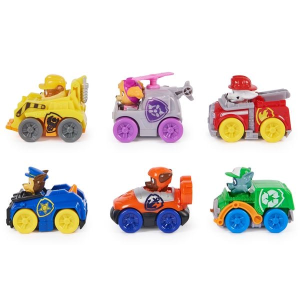 Produktbild: PAW Patrol Pup Squad Racers &ndash; 6-teiliges Fahrzeug-Geschenkset