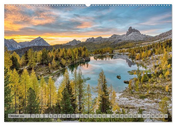 Produktbild: Faszination Dolomiten (hochwertiger Premium Wandkalender 2026 DIN A2 quer), Kunstdruck in Hochglanz