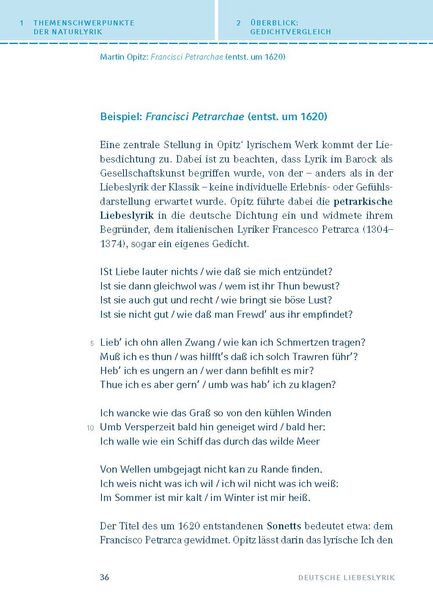 Produktbild: Deutsche Liebeslyrik vom Barock bis zur Gegenwart