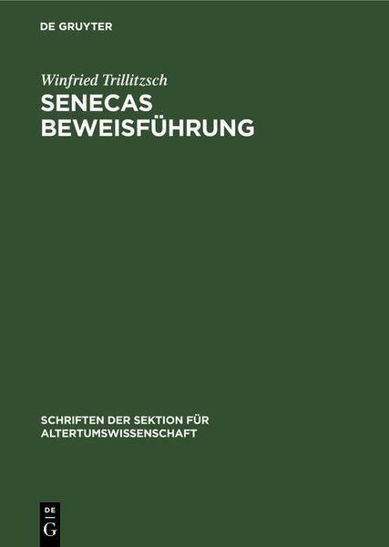 Produktbild: Senecas Beweisf&uuml;hrung