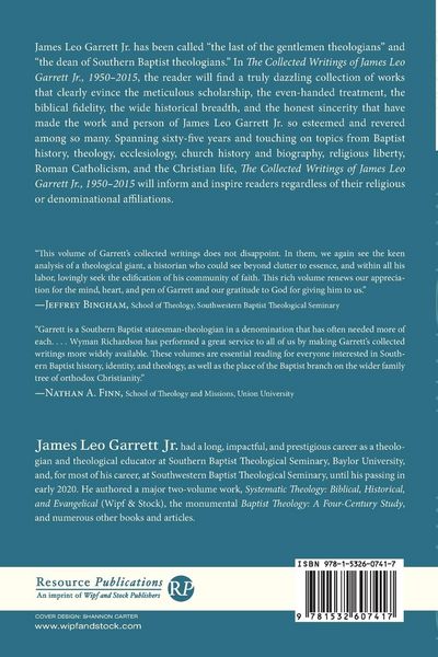 Produktbild: The Collected Writings of James Leo Garrett Jr., 1950-2015