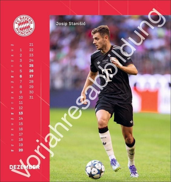 Produktbild: FC Bayern M&uuml;nchen Postkartenkalender 2027
