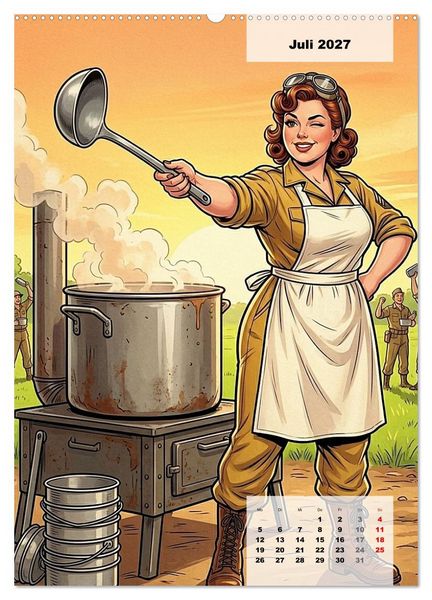 Produktbild: Uniform-Girls (hochwertiger Premium Wandkalender 2027 DIN A2 hoch), Kunstdruck in Hochglanz