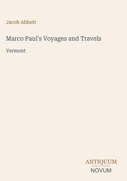Produktbild: Marco Paul's Voyages and Travels