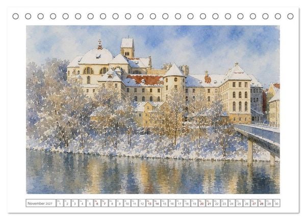 Produktbild: Idyllisches F&uuml;ssen (Tischkalender 2027 DIN A5 quer), CALVENDO Monatskalender