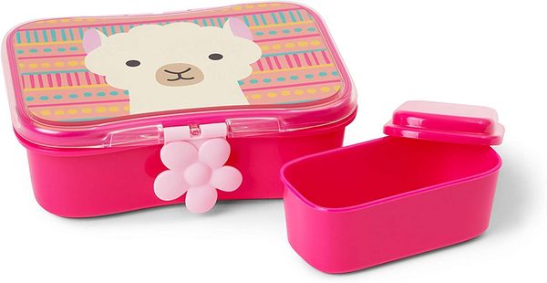 Produktbild: Du wirst dieses bunte, 4-teilige Set lieben, das sich hervorragend eignet, um das Pausenbrot in die Schule oder einen Snack in den Park mitzunehmen. Das Set f&uuml;r &bdquo;gro&szlig;e Kinder&ldquo; f&ouml;rdert das selbstst&auml;ndige Essen und enth&auml;lt einen kleineren Snackbeh&auml;lter