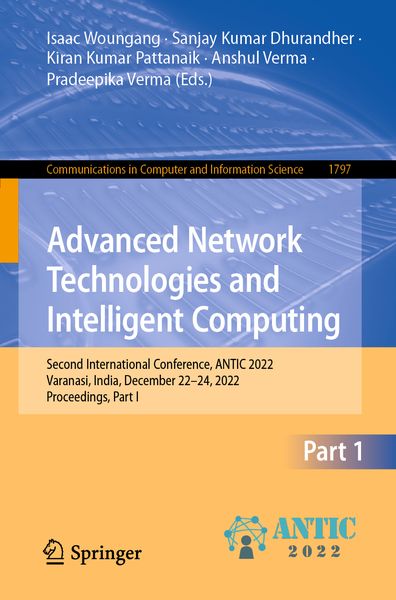 Produktbild: Advanced Network Technologies and Intelligent Computing