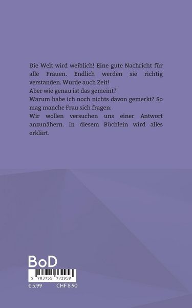 Produktbild: Die weiblich werdende Welt