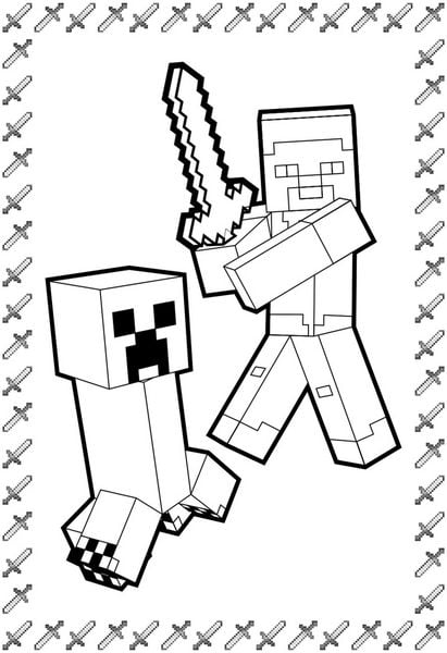 Produktbild: Minecraft: Superstarker Sticker- und Malspa&szlig;