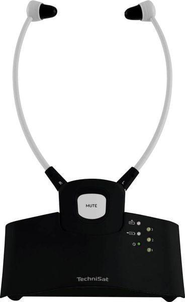 TechniSat STEREOMAN ISI 3 In Ear Kopfhörer Funk, Bluetooth Schwarz Lautstärkeregelung HiFi -