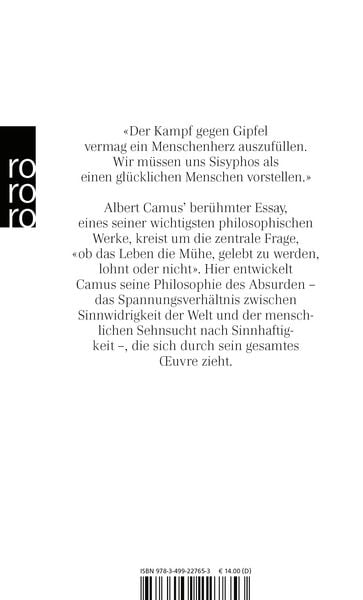 Produktbild: Der Mythos des Sisyphos