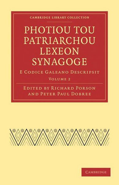 Produktbild: Photiou Tou Patriarchou Lexeon Synagoge - Volume 2