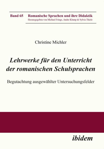 Produktbild: Lehrwerke f&uuml;r den Unterricht der romanischen Schulsprachen