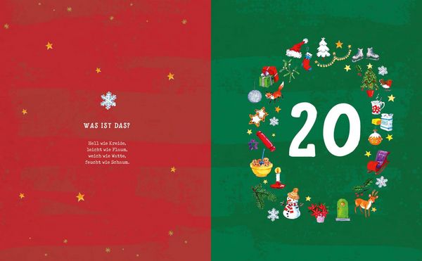 Produktbild: Mein Adventskalender-Buch: Winter-Weihnacht-Wichtelspa&szlig;