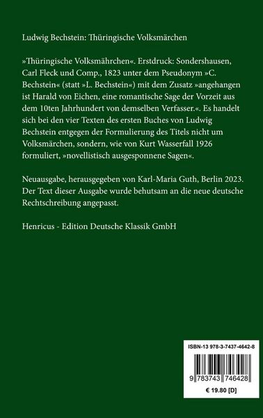 Produktbild: Th&uuml;ringische Volksm&auml;rchen