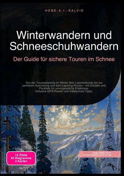Produktbild: Winterwandern und Schneeschuhwandern: Der Guide f&uuml;r sichere Touren im Schnee