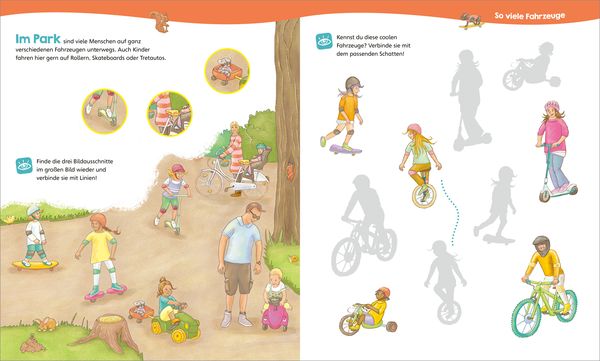 Produktbild: WAS IST WAS Junior Mitmach-Heft Alles, was rollt!
