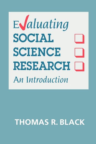 Produktbild: Evaluating Social Science Research