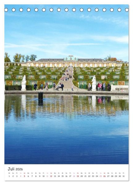 Produktbild: Der Park Sanssouci - ein Traum (Tischkalender 2026 DIN A5 hoch), CALVENDO Monatskalender