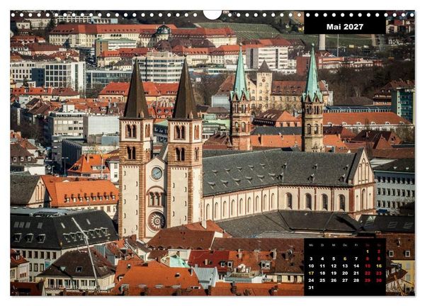 Produktbild: W&uuml;rzburg - Die Perle Unterfrankens (Wandkalender 2027 DIN A3 quer), CALVENDO Monatskalender