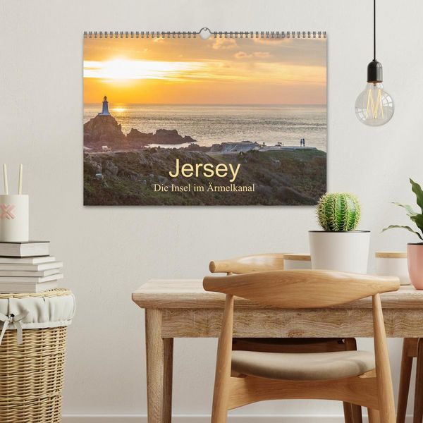 Produktbild: Jersey - Die Insel im &Auml;rmelkanal (Wandkalender 2026 DIN A3 quer), CALVENDO Monatskalender