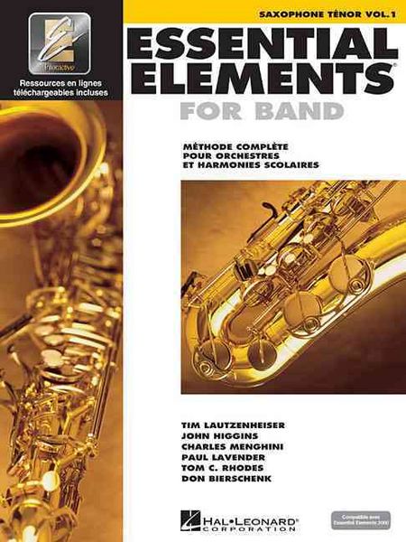 Produktbild: Essential Elements for Band Avec Eei Vol. 1 - Saxophone Tenor