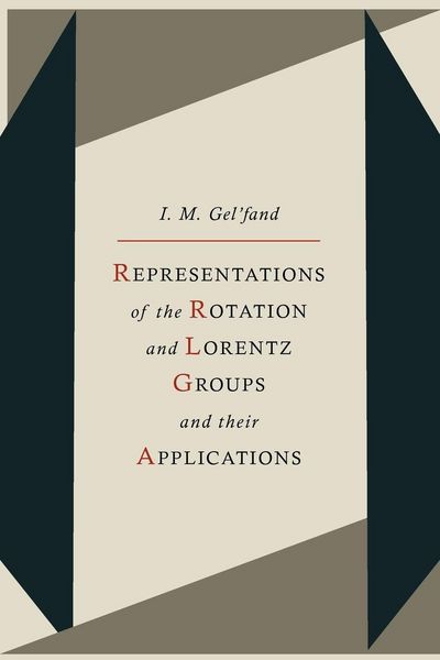 Produktbild: Representations of the Rotation and Lorentz Groups and Their Applications