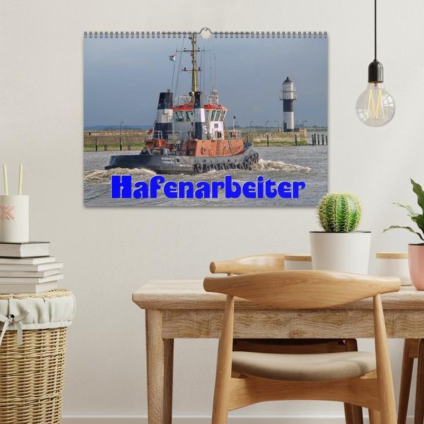 Produktbild: Hafenarbeiter (Wandkalender 2026 DIN A3 quer), CALVENDO Monatskalender
