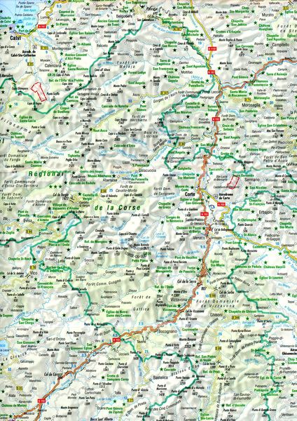 Produktbild: FolyMaps Karte Korsika 1:250 000
