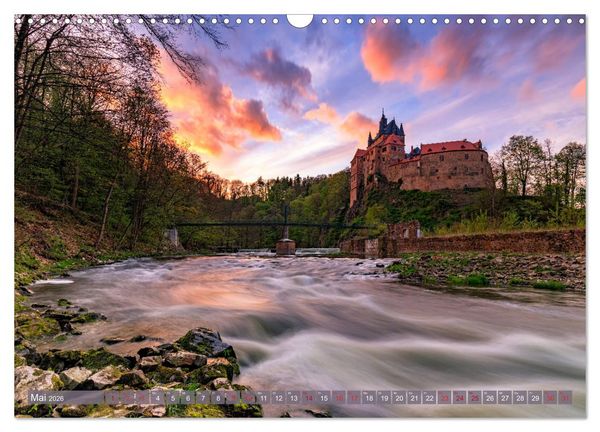 Produktbild: Vom Gebirge bis zum Meer, Alpen/Erzgebirge - Mitteldeutschland - K&uuml;ste (Wandkalender 2026 DIN A3 quer), CALVENDO Monatskalender