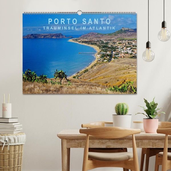 Produktbild: Porto Santo Trauminsel im Atlantik (Wandkalender 2026 DIN A2 quer), CALVENDO Monatskalender