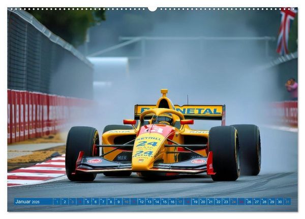 Produktbild: Formel 1 Boxenstopp (hochwertiger Premium Wandkalender 2026 DIN A2 quer), Kunstdruck in Hochglanz