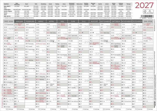 Wandkalender 2027+2028 grosses DIN A0 Quer-Format - Wandkalender Shop Wandkalender 2027+2028 grosses DIN A0 Quer-Format - Wandkalender Shop