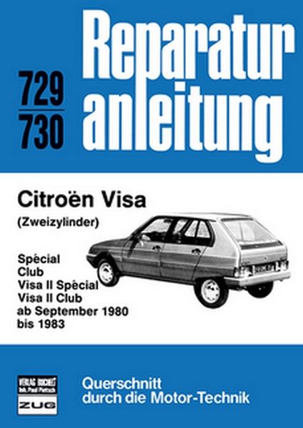 Produktbild: Citroen Visa (Zweizylinder) ab September 1980 -1983