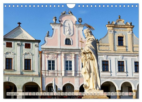 Produktbild: Bezauberndes Telc in Tschechien (Wandkalender 2026 DIN A4 quer), CALVENDO Monatskalender