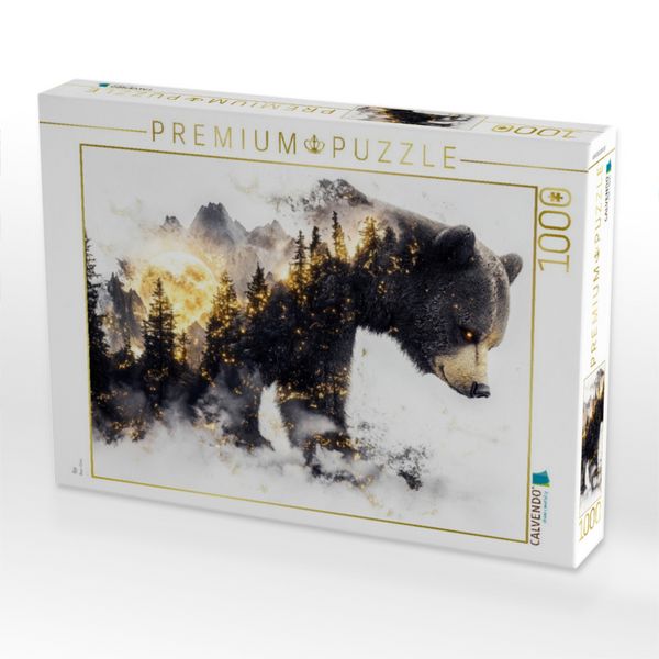 Produktbild: CALVENDO Puzzle B&auml;r | 1000 Teile Lege-Gr&ouml;&szlig;e 64x48cm Foto-Puzzle f&uuml;r gl&uuml;ckliche Stunden