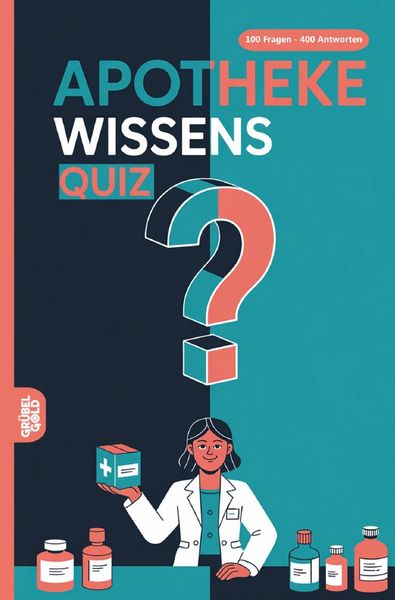 Apotheke Wissensquiz, Taschenbuch von Grübelgold Rätselhefte, Epubli, 9783565166138
