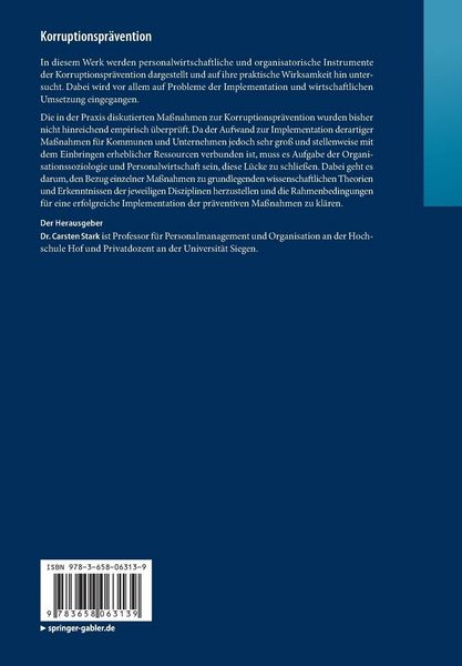 Produktbild: Korruptionspr&auml;vention